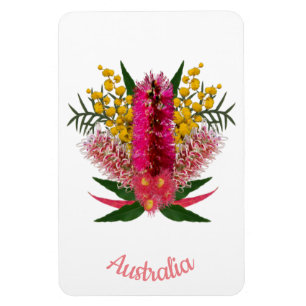 Flexible Magnet australien des fleurs sauvages