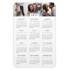 Magnet de calendrier annuel minime 4x6 photo
