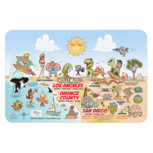Flexible Magnet de Californie du Sud