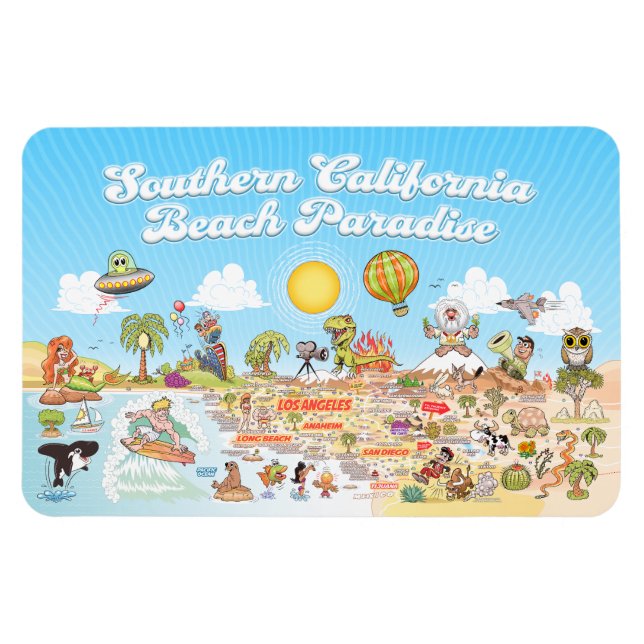 Flexible Magnet de Californie du Sud (Horizontal)