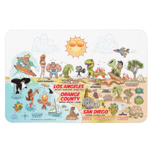 Flexible Magnet de Californie du Sud