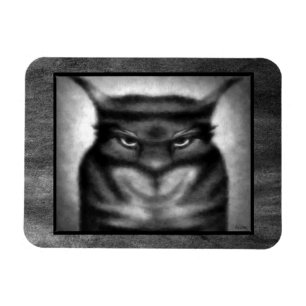 Flexible Magnet de chat sinister