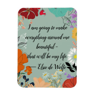 Flexible Magnet de citation Elsie de Wolfe