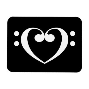 Flexible Magnet de coeur de musique