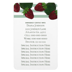 Flexible Magnet de contact d'urgence : Fraise