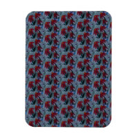 Magnet de marguerites rouges