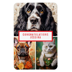 Flexible Magnet de photographie d'animaux de compagnie
