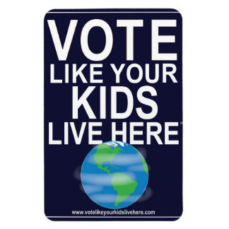 Flexible Magnet de voiture - Votez comme vos enfants... (te