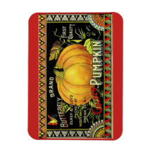 Magnet du Citrouille de automne vintage