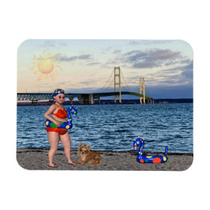 Flexible Magnet du pont Mackinac