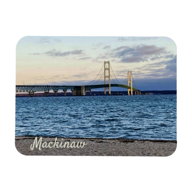 Flexible Magnet du pont Mackinac (Horizontal)