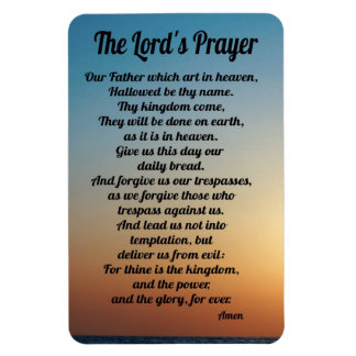 Flexible Magnet du réfrigérateur de prière Lord's Prayer