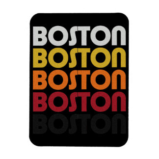 Flexible Magnet Flexi vintage Retro Boston Premium