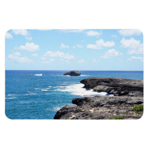 Flexible Magnet photo Hawaiian Coastal View