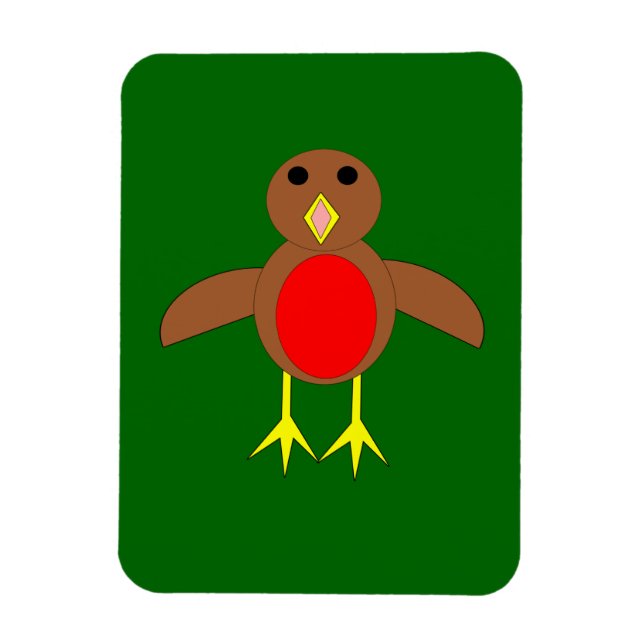 Flexible Magnet Premium Robin de Noël (Vertical)