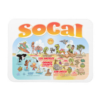 Flexible Magnet souvenir SoCal