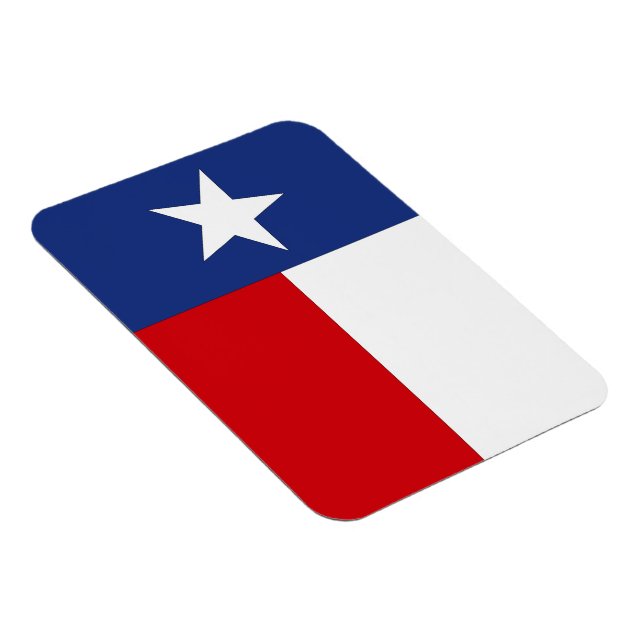 Flexible Magnet Texas Lone Star État Drapeau rouge blanc bl (Côté Droit)