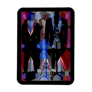 Flexible Magnet Tuxedos noir