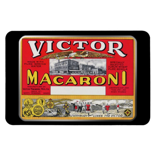 Flexible Magnet - Victor Macaroni, par GalleryGifts (Horizontal)