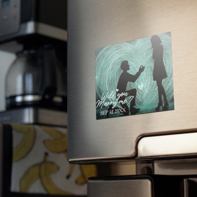 Flexible Magnet "WI'll You Marry Me" Proposition romantique (Créateur téléchargé)