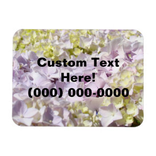 Flexible Magnets Lavender Hydrangea Flowers