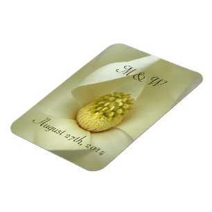 Flexible Magnolia Sud Mariage Favor Magnet