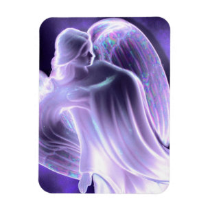 Flexible Majestic Blue Angel Magnet