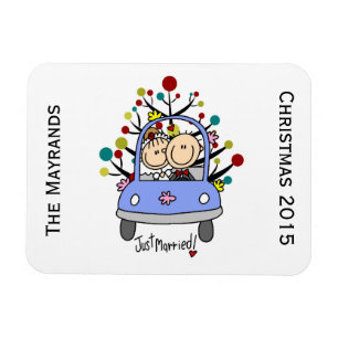 Flexible Mariage Couple Personnalisé Vacances Flexi Magnet