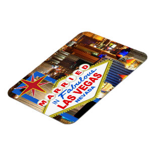 Flexible Mariés à Vegas Magnet pour Réfrigérateur