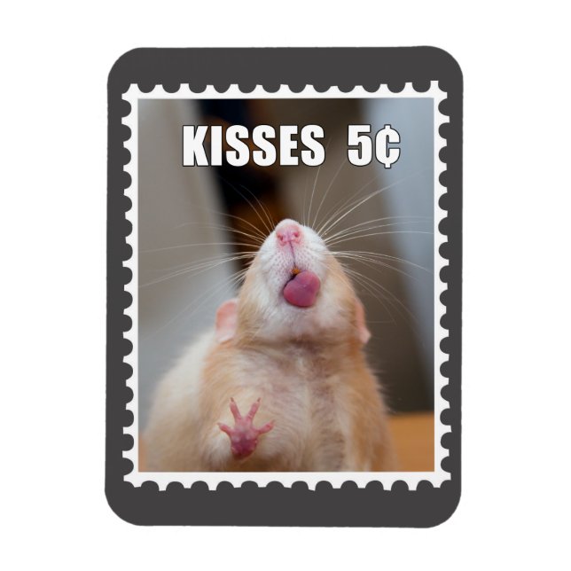 Flexible Marty Kisses Magnet (Vertical)