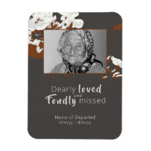 Flexible Memorial Photo Magnet