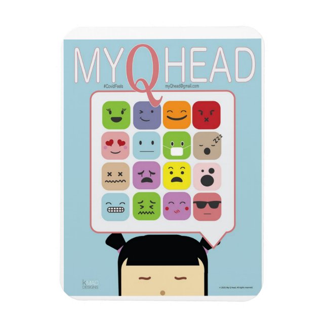 Flexible MonQHead Magnet (Vertical)