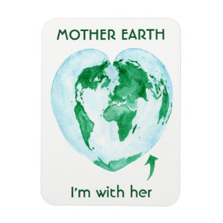 Flexible Mother Earth Magnet - Je suis avec son scientifiqu