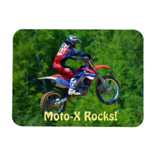 Flexible Motocross Dirt-Racer Sports Magnet