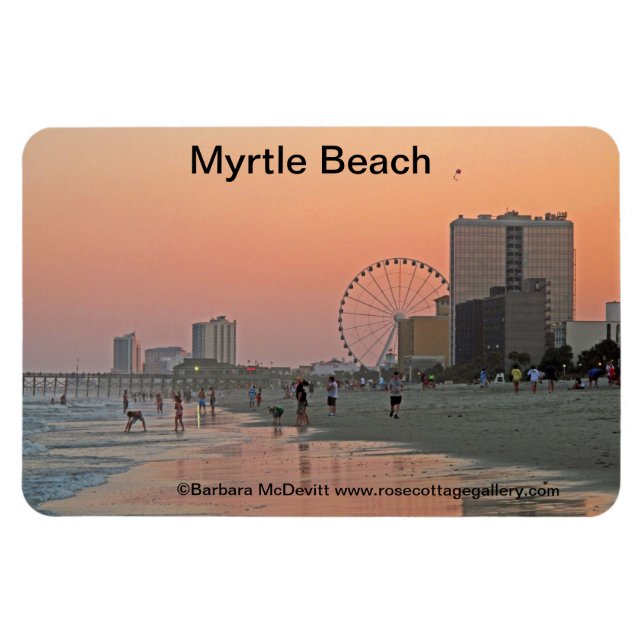 Flexible Myrtle Beach Flexi Magnet (Horizontal)