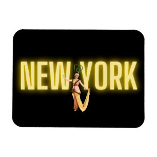Flexible Neon New York & Magnet de beauté Vintage