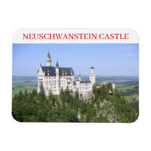 Flexible Neuschwanstein Castle fridge magnet
