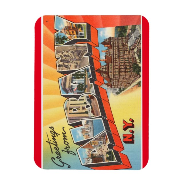 Flexible New York, Albany Magnet (Vertical)