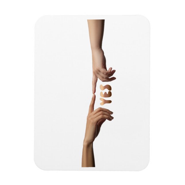 Flexible Oui Magnet (Vertical)