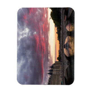 Flexible Paris Sunset Magnet