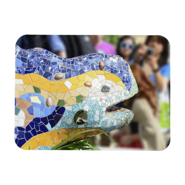 Flexible Park Guell dragon Premium Magnet (Horizontal)