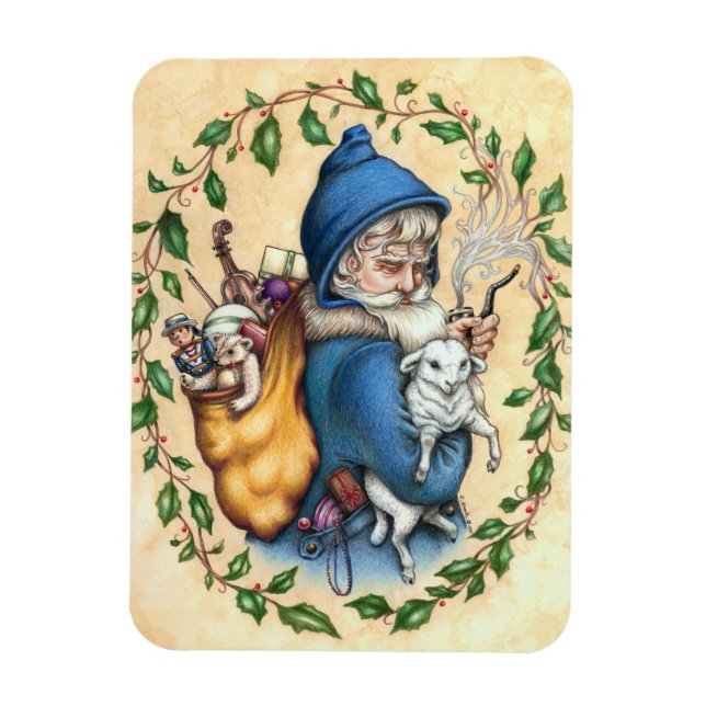 Flexible Pere Noel PÈRE CHRISTMAS MAGNET Rectangle (Vertical)