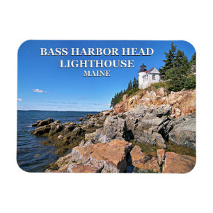 Flexible Phare de Bass Harbour Head, Maine Photo Magnet