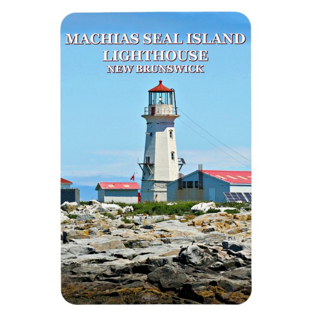 Flexible Phare de Machias Seal Island Flexi Magnet (Vertical)