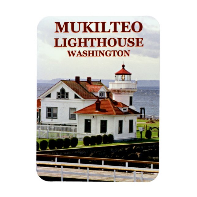 Flexible Phare de Mukilteo, Washington Flexi Magnet (Vertical)
