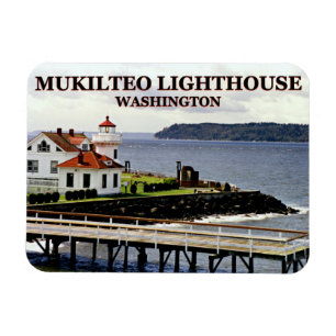Flexible Phare de Mukilteo, Washington Magnet