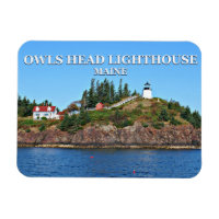 Phare de Owls Head, Maine Photo Magnet