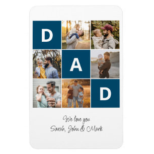 Flexible Photo de papa Magnet pour la Fête des pères