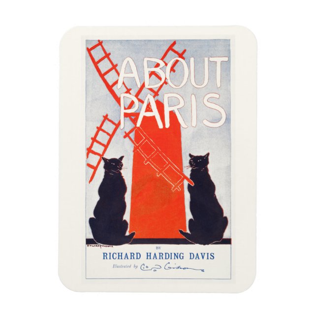FLEXIBLE PHOTO MAGNET : A PROPOS DE PARIS POSTER V (Vertical)