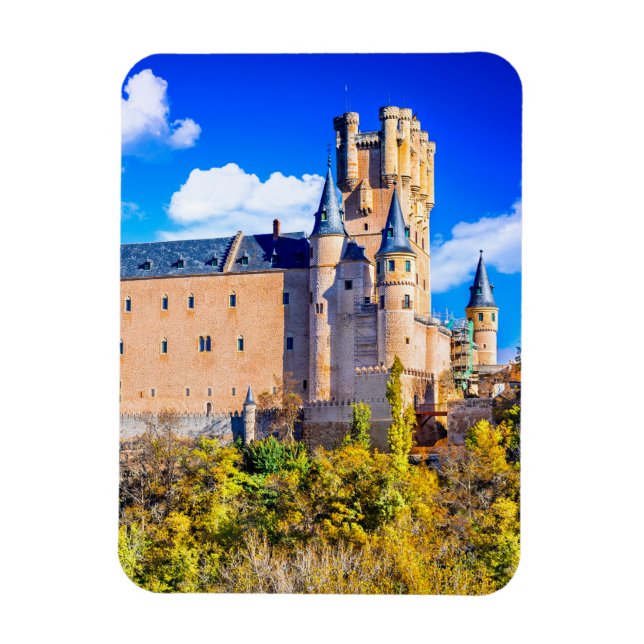 Flexible Photo Magnet Château de Segovia (Vertical)